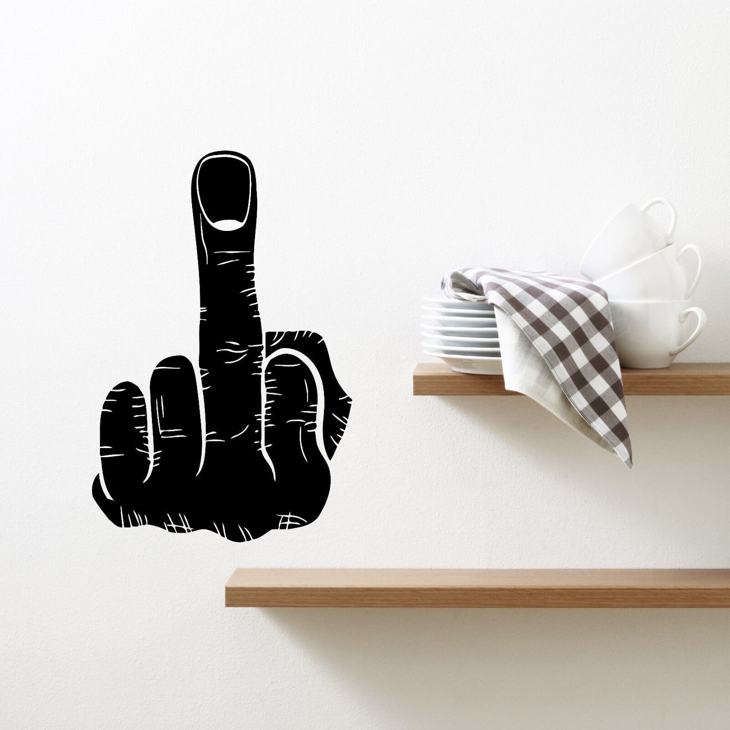 Wall Vinyl Sticker Decal Fuck-Off Rude Offensive Joking Fun College Decor (m522)