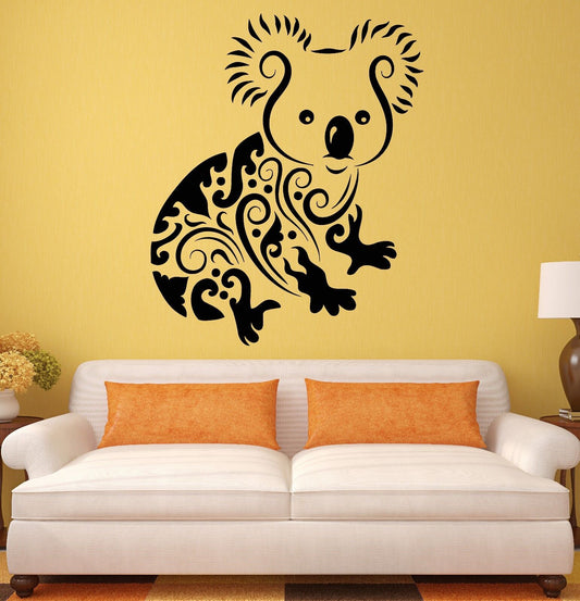 Wall Stickers Koala Funny Animals Kids Room Art Mural Vinyl Decal (ig1920)