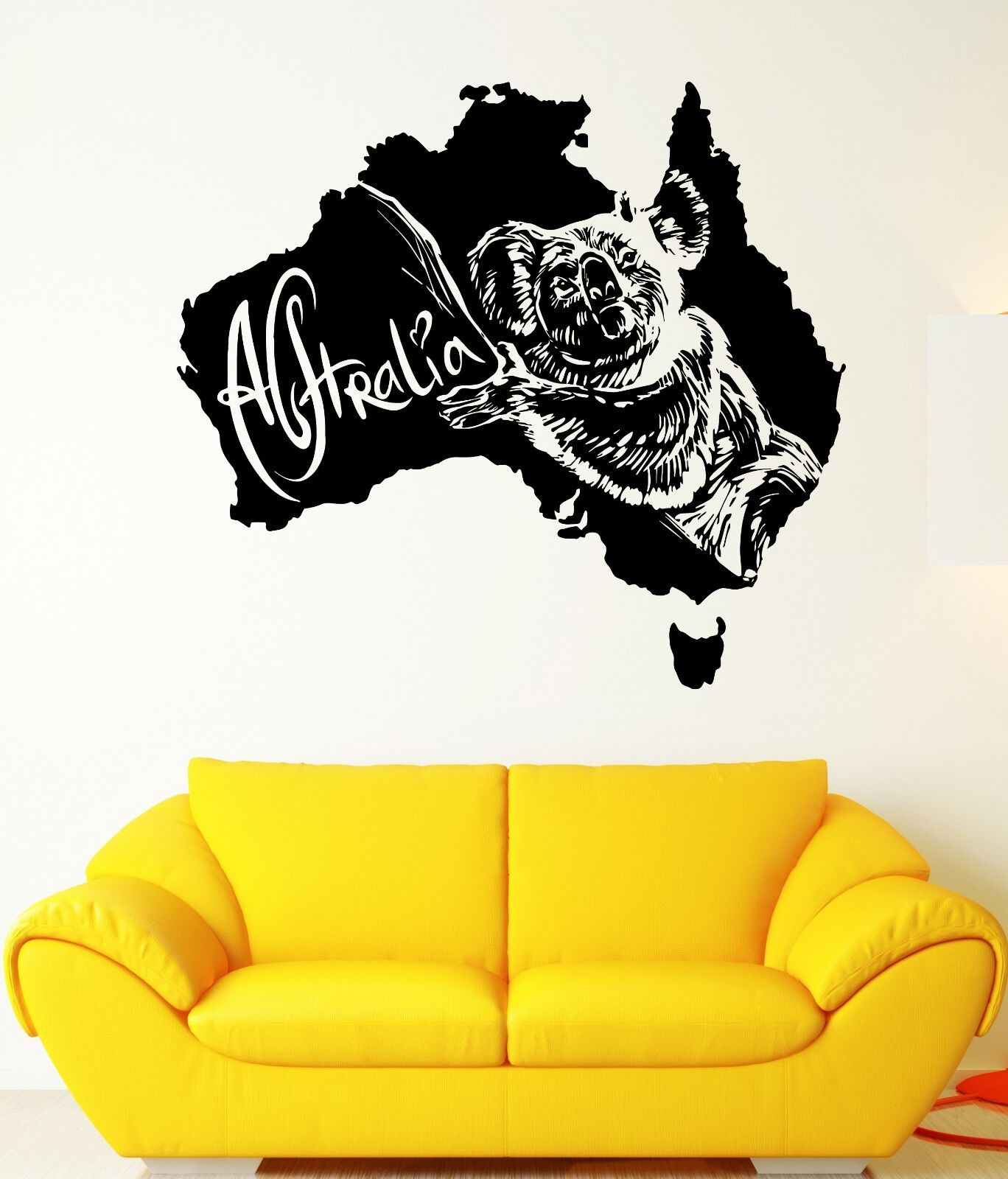 Autocollants muraux Koala Animal Australie Tribal Art Mural Vinyl Decal (ig1940)