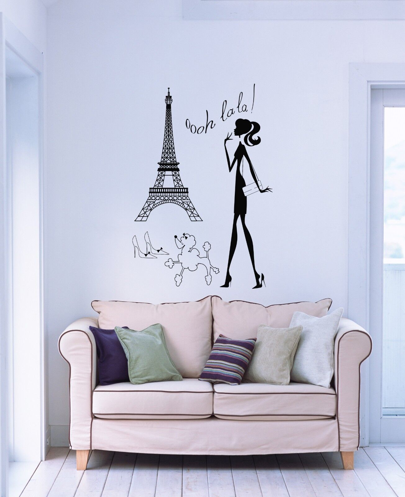 Wall Stickers Hot Sexy Woman Paris France Europe Art Mural Vinyl Decal (ig1944)