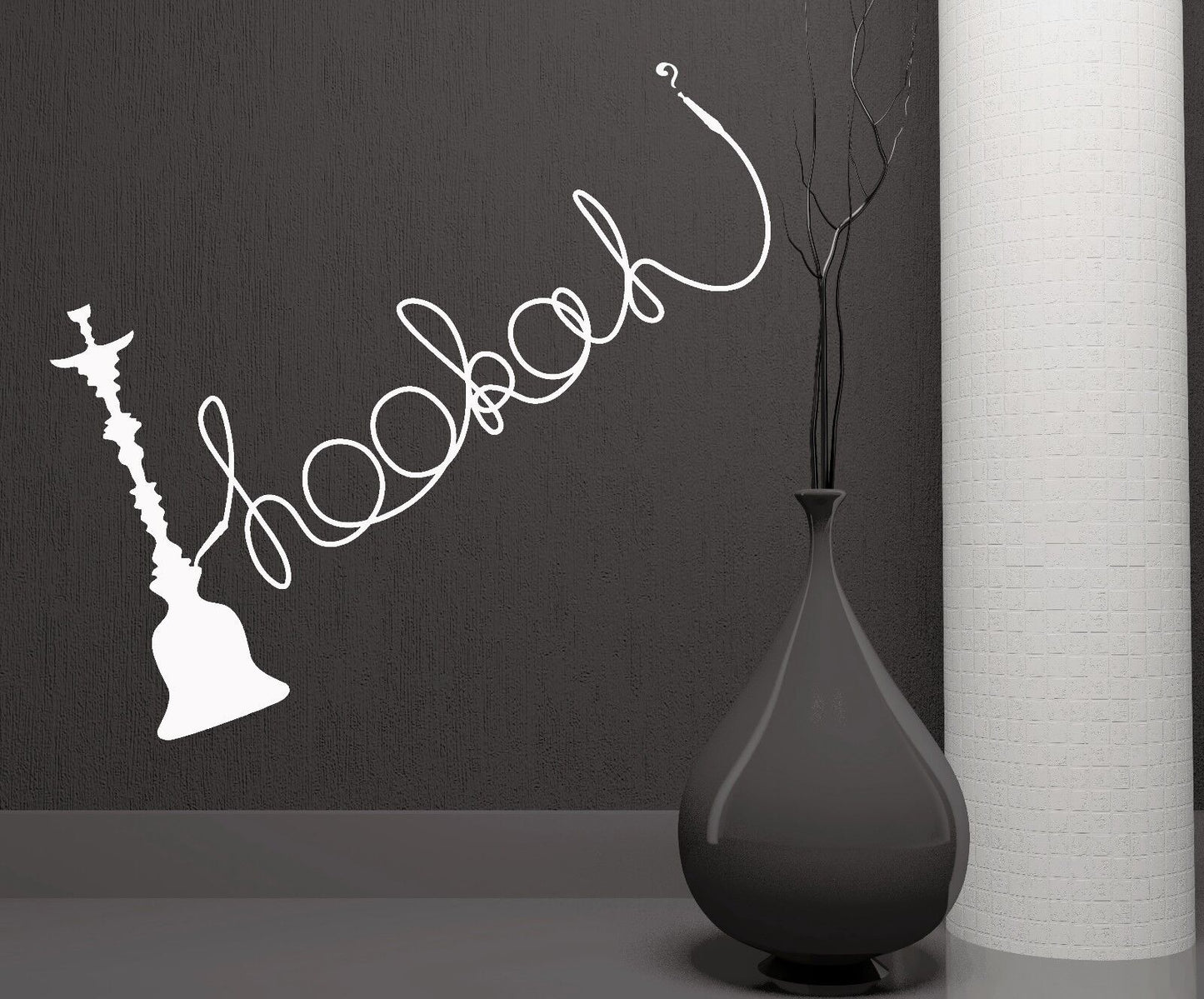 Wall Stickers Shisha Hookah Smoking Smoke Arabic Bar Weed Vinyl Decal (ig1947)