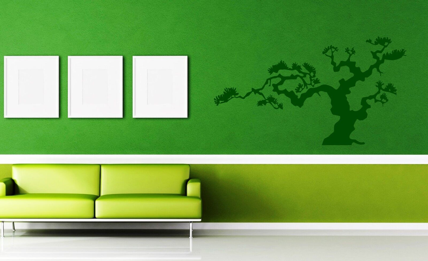 Japanese Bonsai Tree Nature Decor Japan Island Wall Sticker Vinyl Decal (m612)