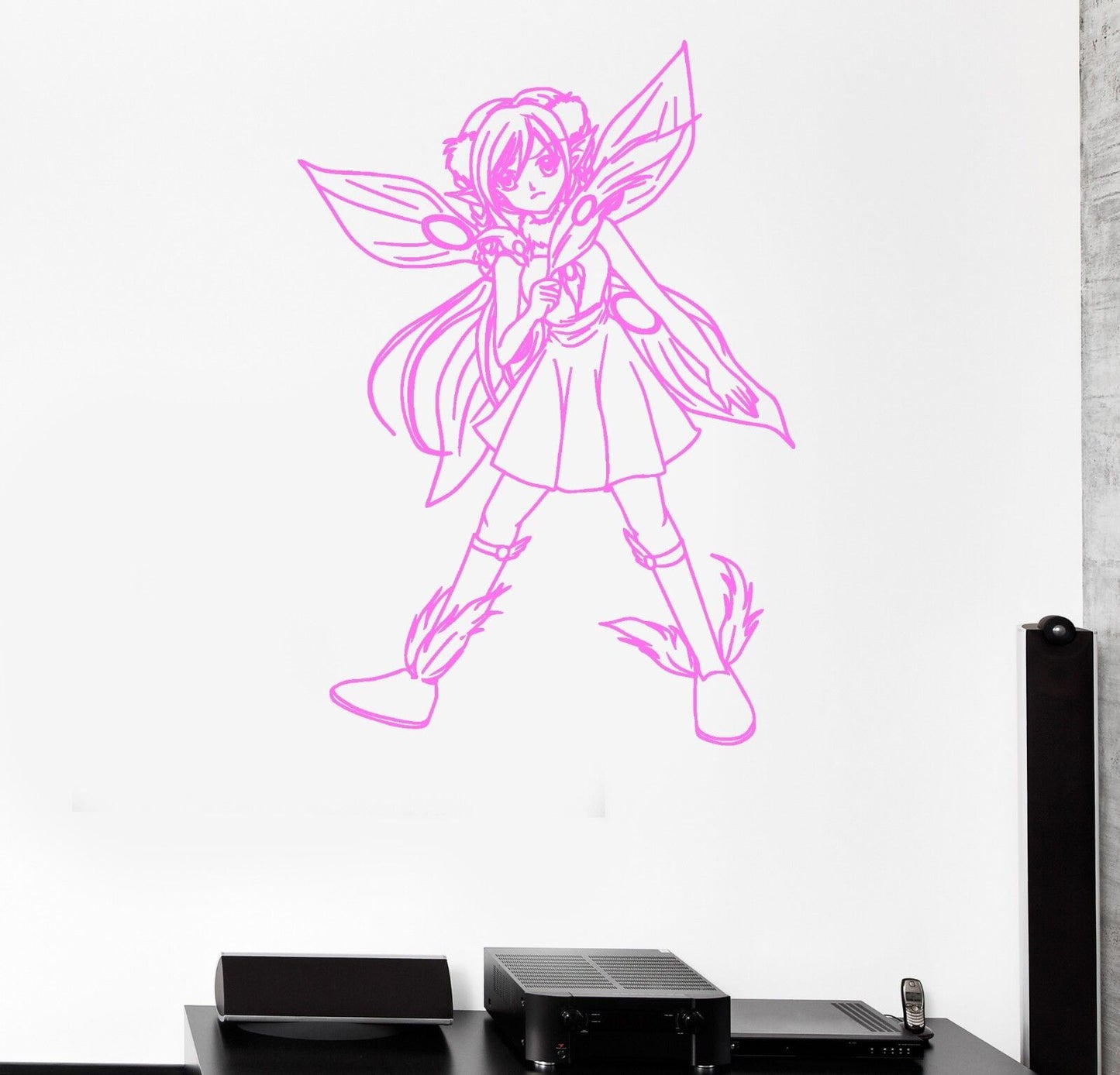 Wall Sticker Fairy Anime Manga Cartoon Kids Room Art Mural Vinyl Decal (ig2009)