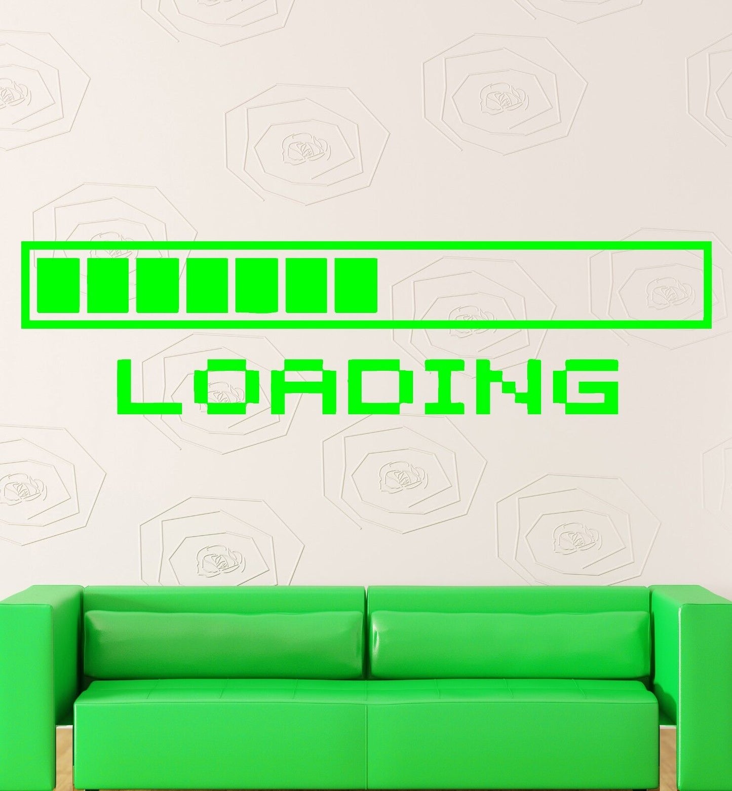 Vinyl Decal Wall Sticker Loading a Video Game Cool Gamer Stuff Computer (ig1169)