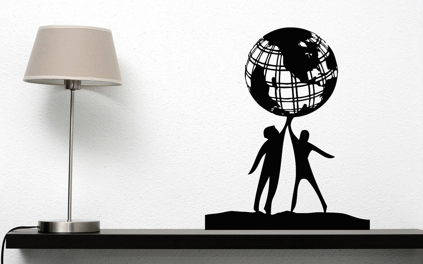 Wall Vinyl Sticker Decal People World Friendship Earth Globe Planet Peace (n022)