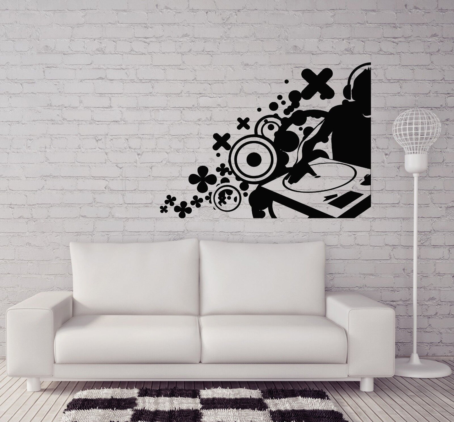 Autocollant mural en vinyle, décor DJ House Pop Hip Hop artiste Rap (n023)