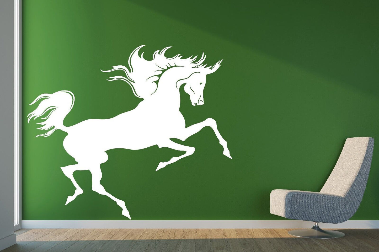 Wall Stickers Vinyl Decal Magnificent Beauty Horse Mane Tail  (n032)