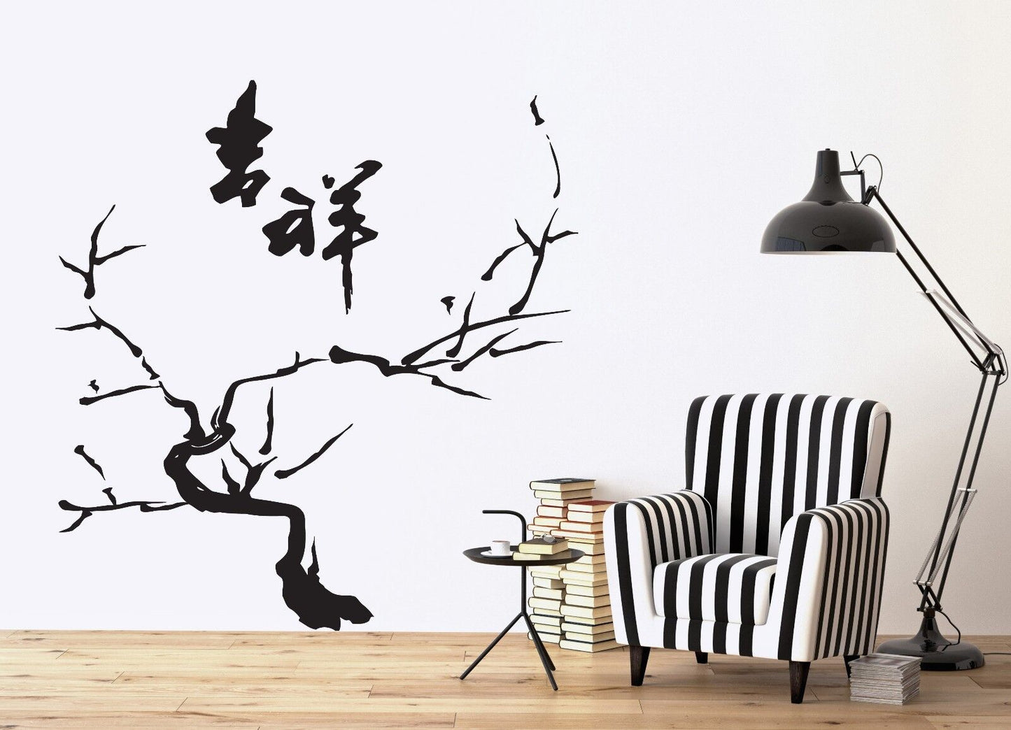 Wall Sticker Vinyl Decal Japanese Cherry Tree Symbol  Beauty Youth (n051)