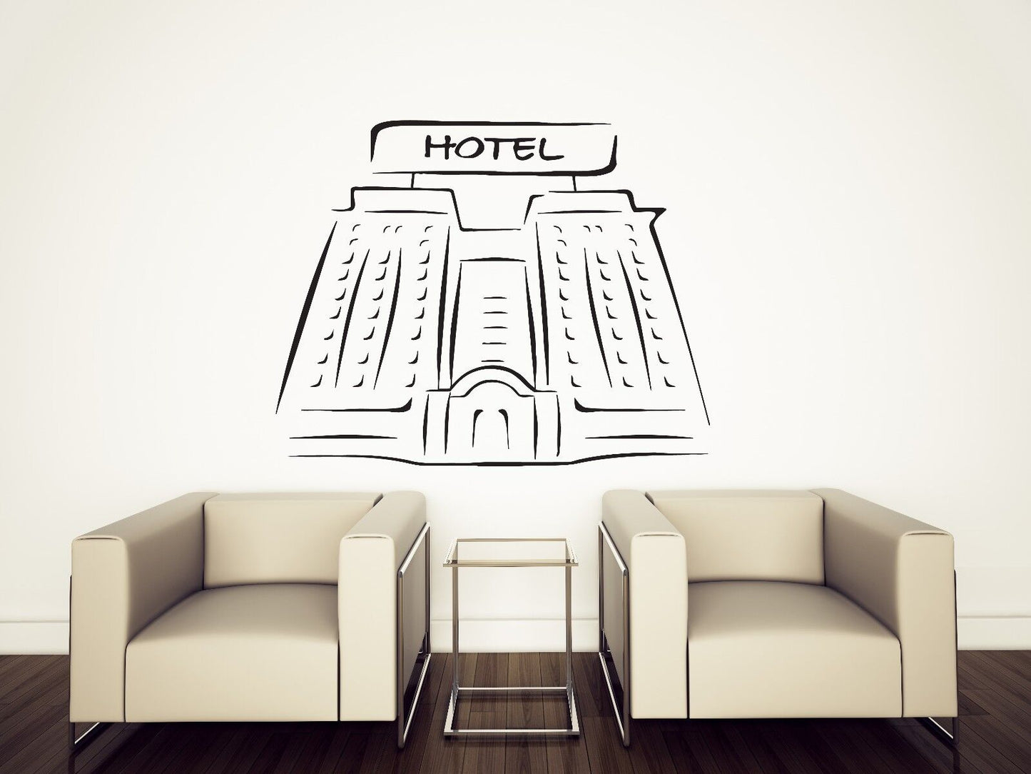 Wall Sticker Vinyl Decal Building Casino Hotel Sign Floors Decor (n060)