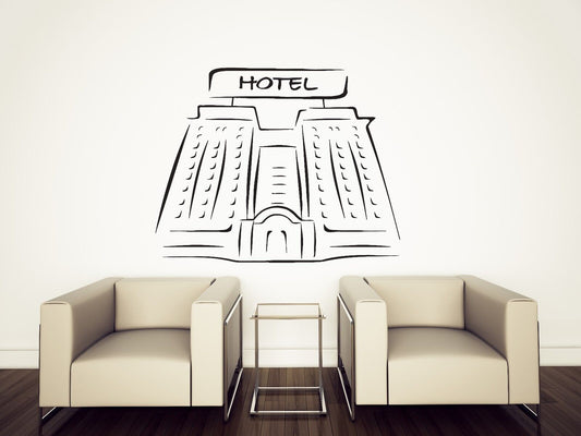 Wall Sticker Vinyl Decal Building Casino Hotel Sign Floors Decor (n060)