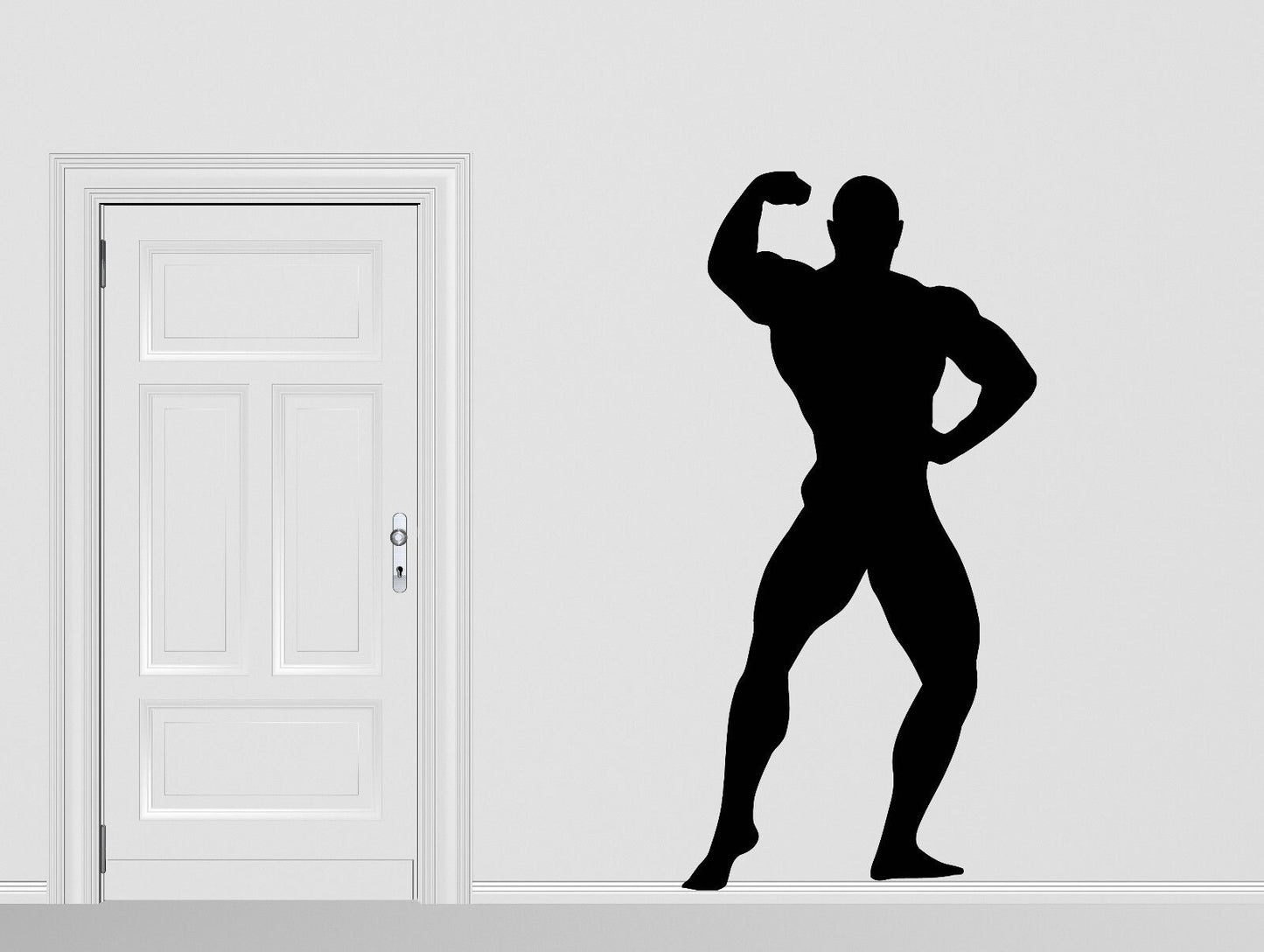 Wall Vinyl Sticker Sports Fitness Bodybuilder Mr. Olympia Art (n072)