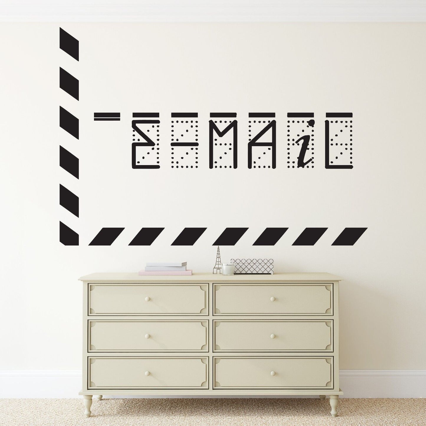 Wall Sticker Vinyl Decal Letter Envelope Return Address E-mail (n077)