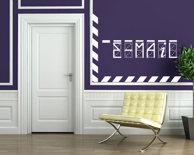 Wall Sticker Vinyl Decal Letter Envelope Return Address E-mail (n077)