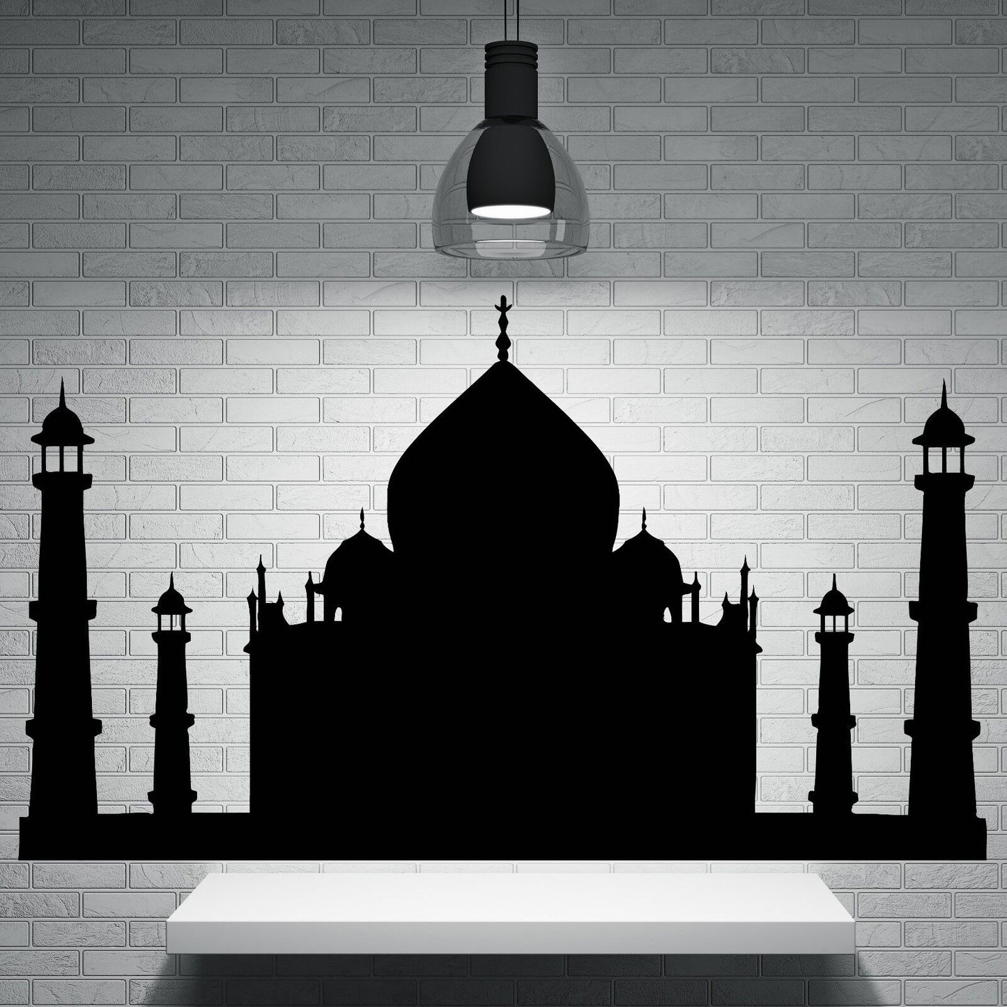 Wall Sticker Vinyl Decal Mosque Temple Divine Belief Place Clean Troughts (n085)