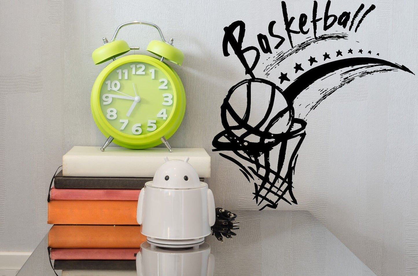 Wall Sticker Vinyl Decal Basketball Basket Ball Sport Competition Victory (n096)