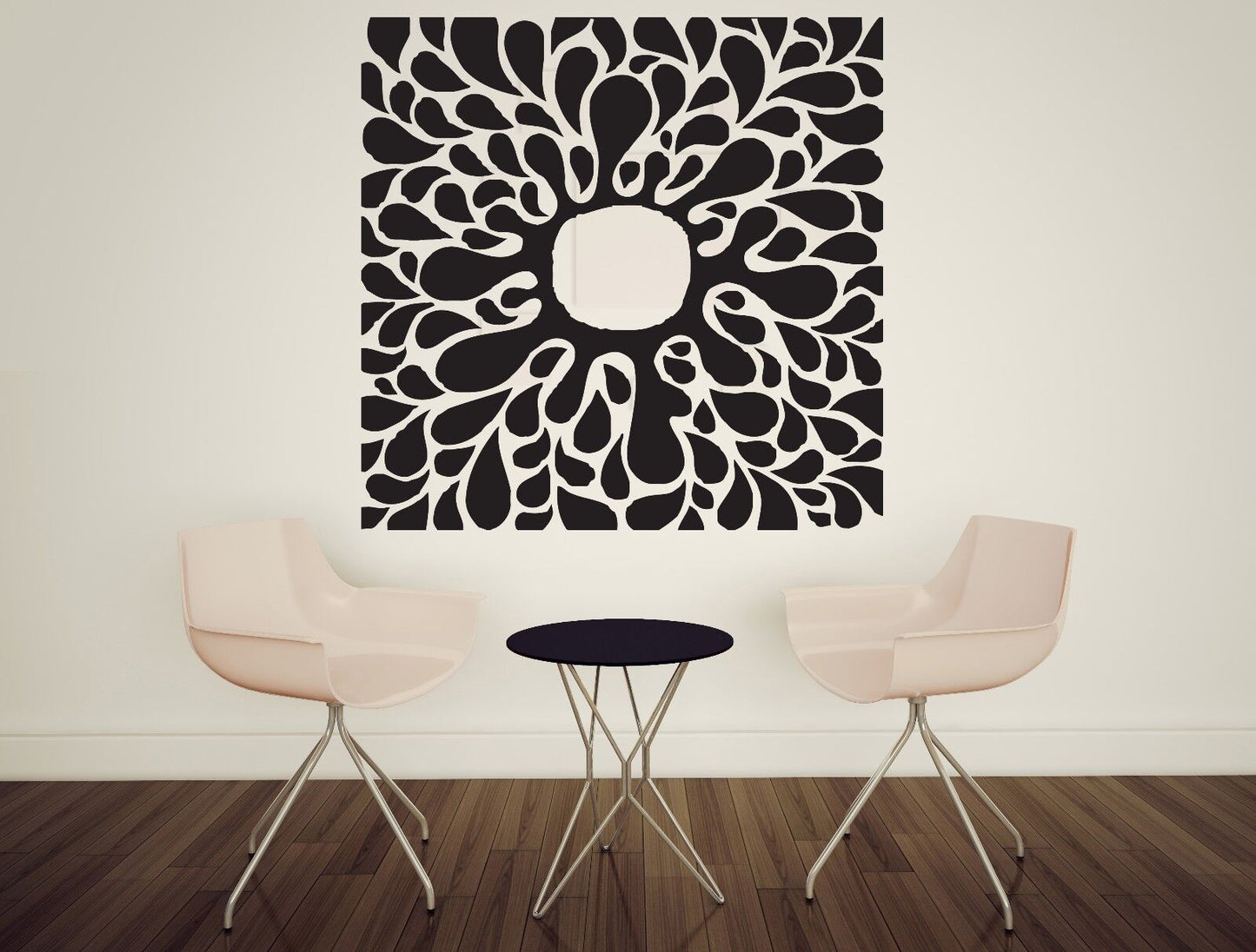 Wall Vinyl Sticker Decal Carpet Ornament Flexible Droplet Spread Decor (n104)