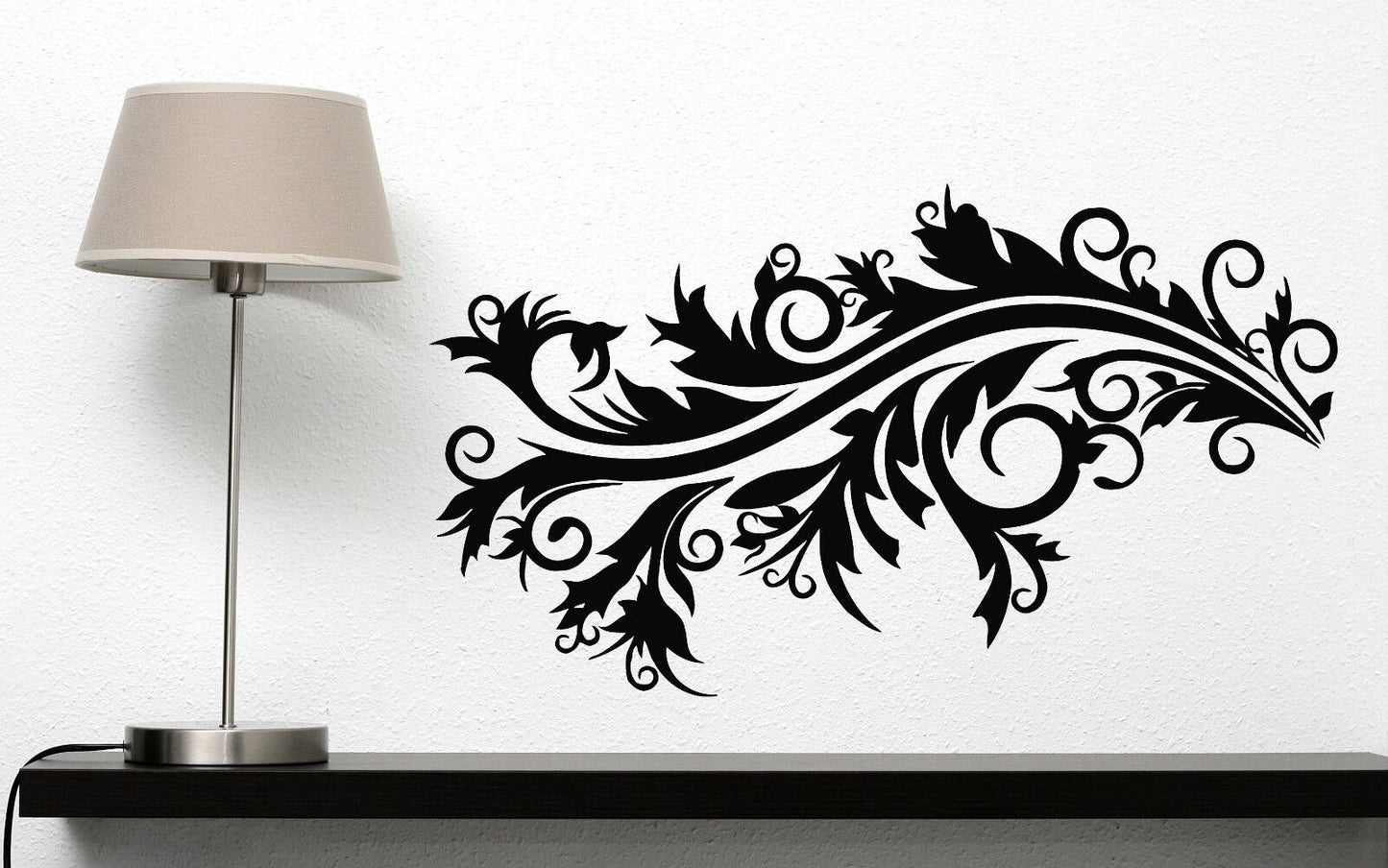 Wall Sticker Vinyl Decorative Pattern Refined Interior for Living Room (n116)