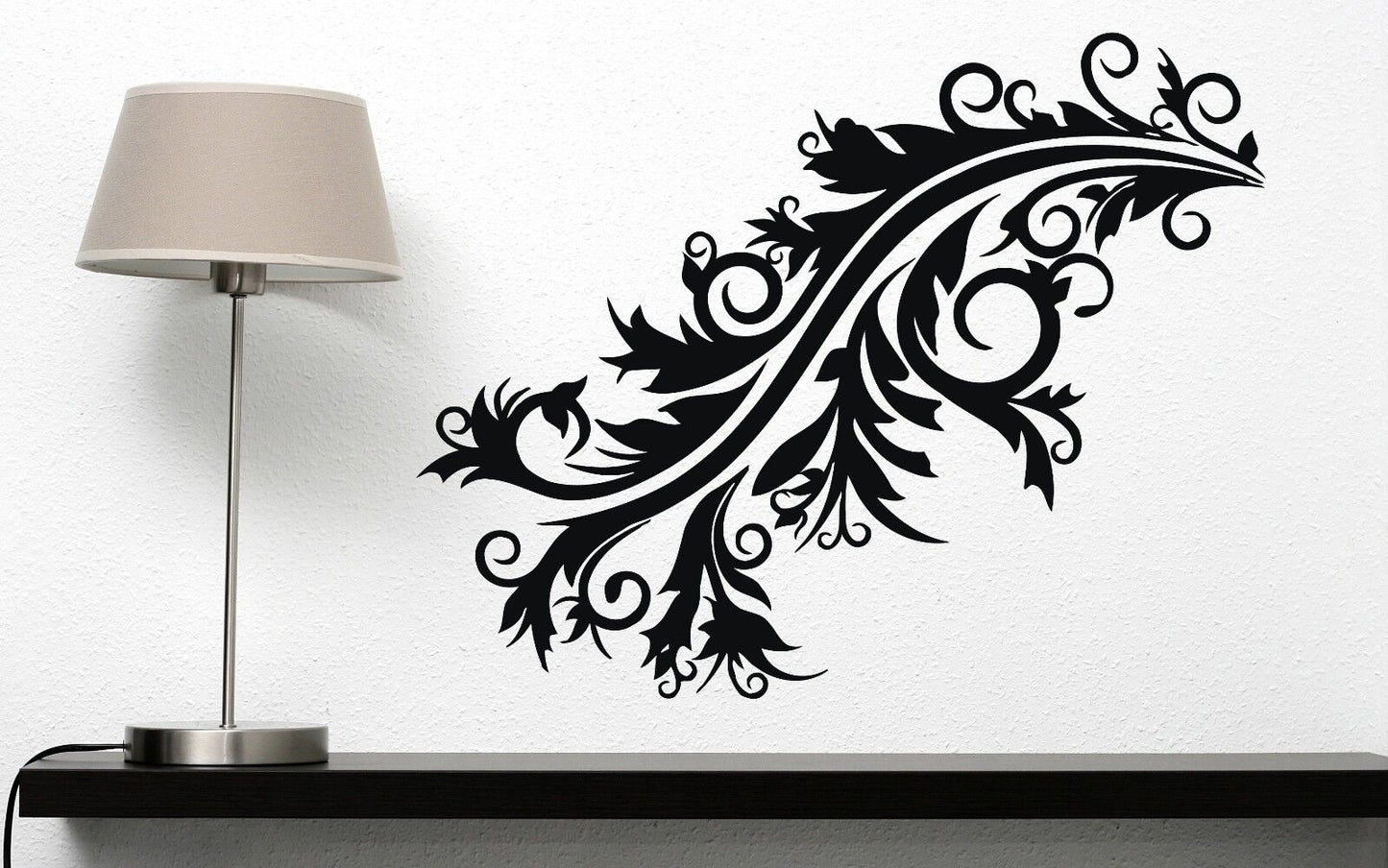 Wall Sticker Vinyl Decal Branch Beautiful Ornament Decoration Interior (n129)