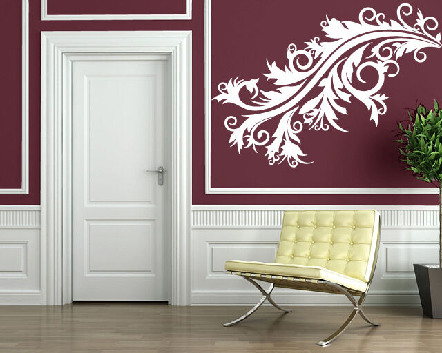 Wall Sticker Vinyl Decal Branch Beautiful Ornament Decoration Interior (n129)