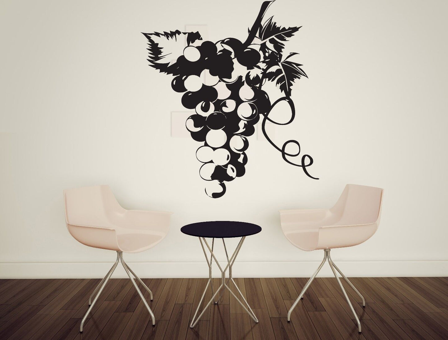 Wall Sticker Vinyl Decal Grapevine Fruit Sugar Taste a Bunch of Berries (n132)