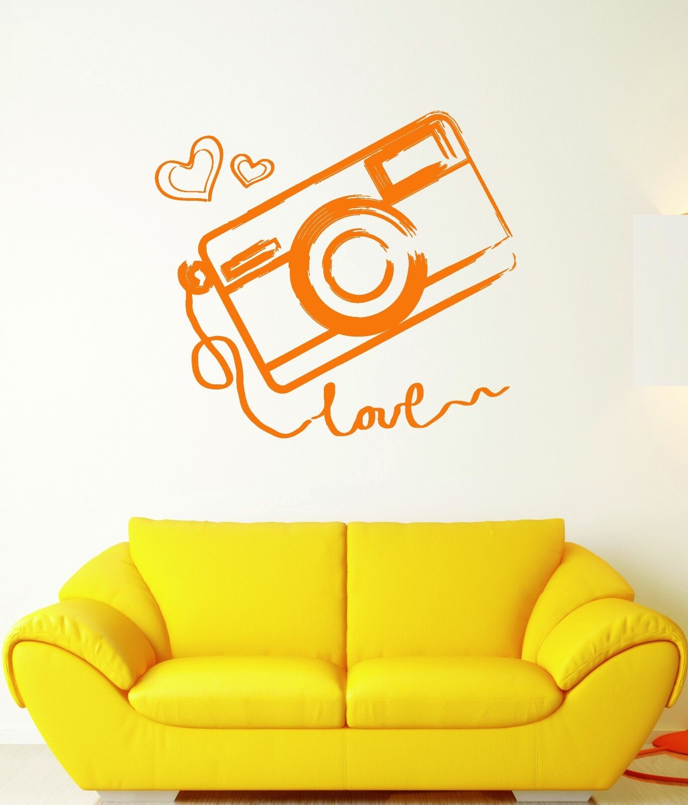 Wall Vinyl Sticker Photo Photography Room Art Kids Teen Room Love Girl (ig2046)