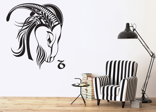 Wall Vinyl Sticker Decal Symbol of Capricorn Horoscope Tenth (n151)