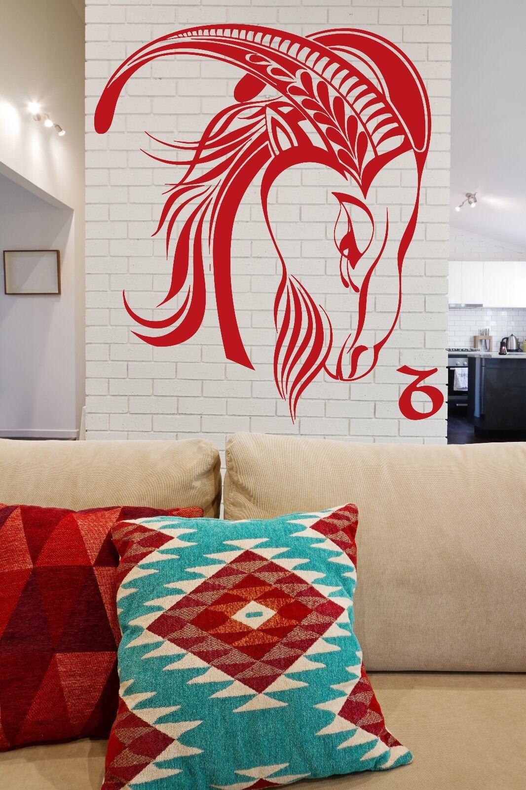 Wall Vinyl Sticker Decal Symbol of Capricorn Horoscope Tenth (n151)