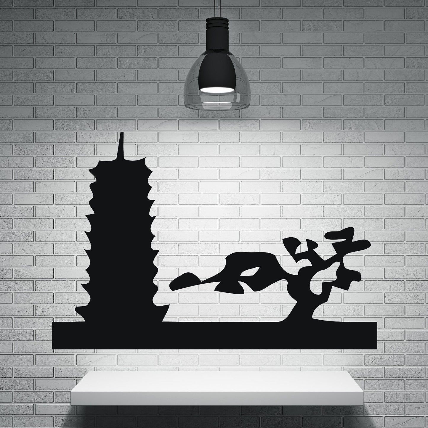 Wall Sticker Vinyl Decal High Pagoda Sakura Two Symbols East Asia (n155)