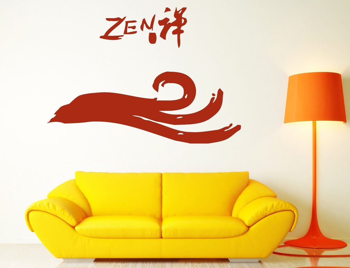 Vinyl Wall Sticker Zen School of Chinese East Asian Buddhism (n161)