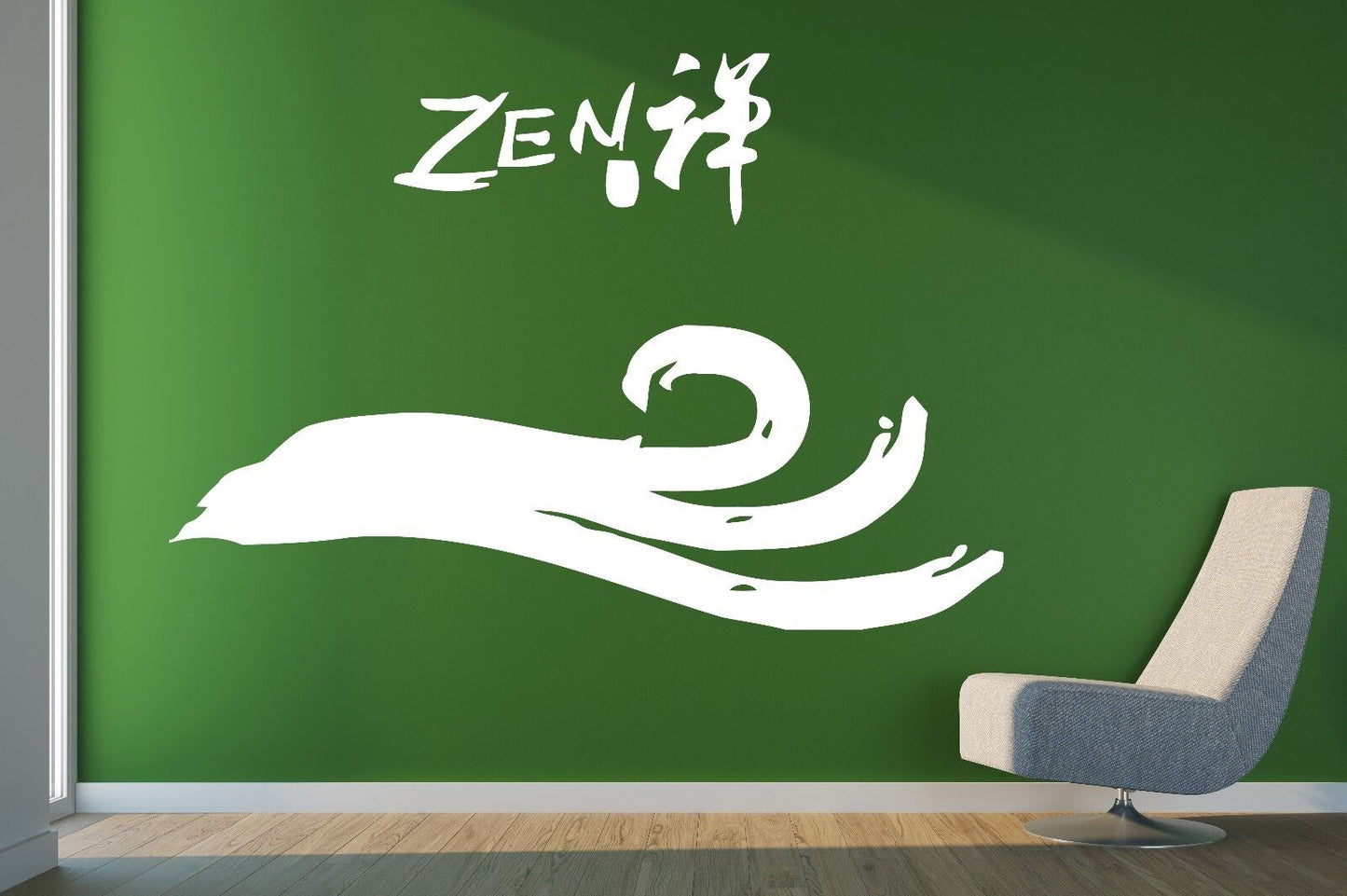 Vinyl Wall Sticker Zen School of Chinese East Asian Buddhism (n161)