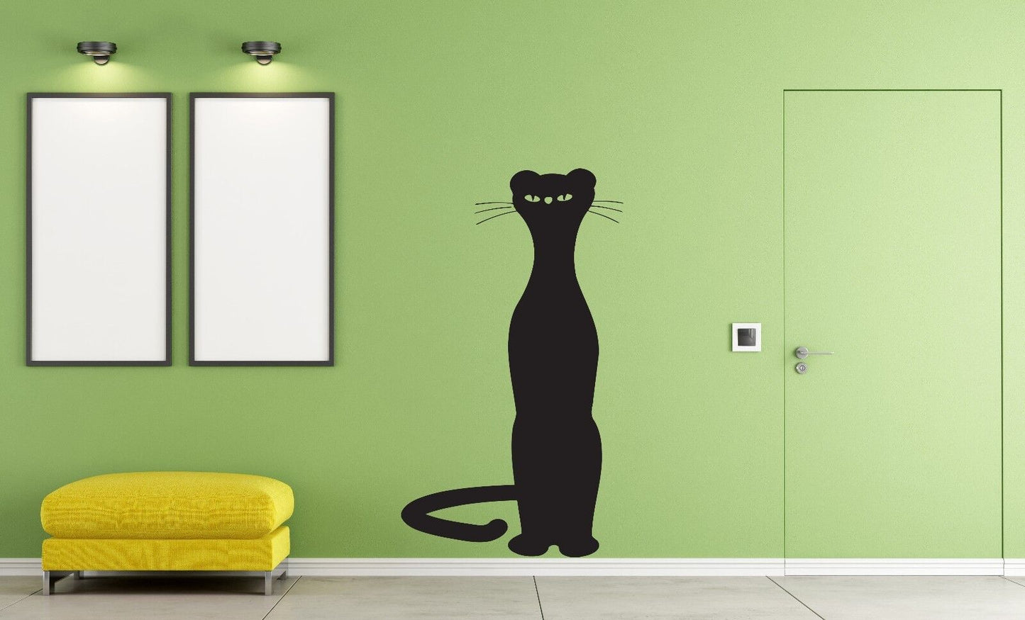 Wall Sticker Vinyl Decal Bagheera Back Panther Tiger Fictional Character (n162)