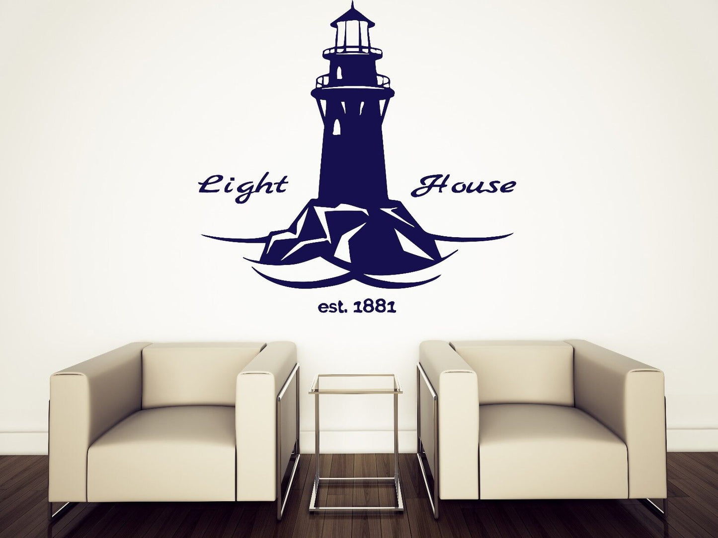 Wall Vinyl Sticker Decal Lighthouse Tower Beacons Beach Decor (n173)