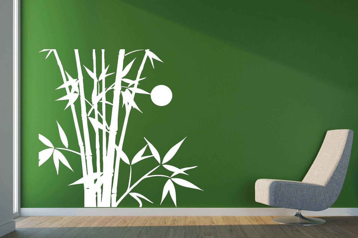 Wall Vinyl Sticker Decor Giant Evergreen Bamboo are Viable (n177)