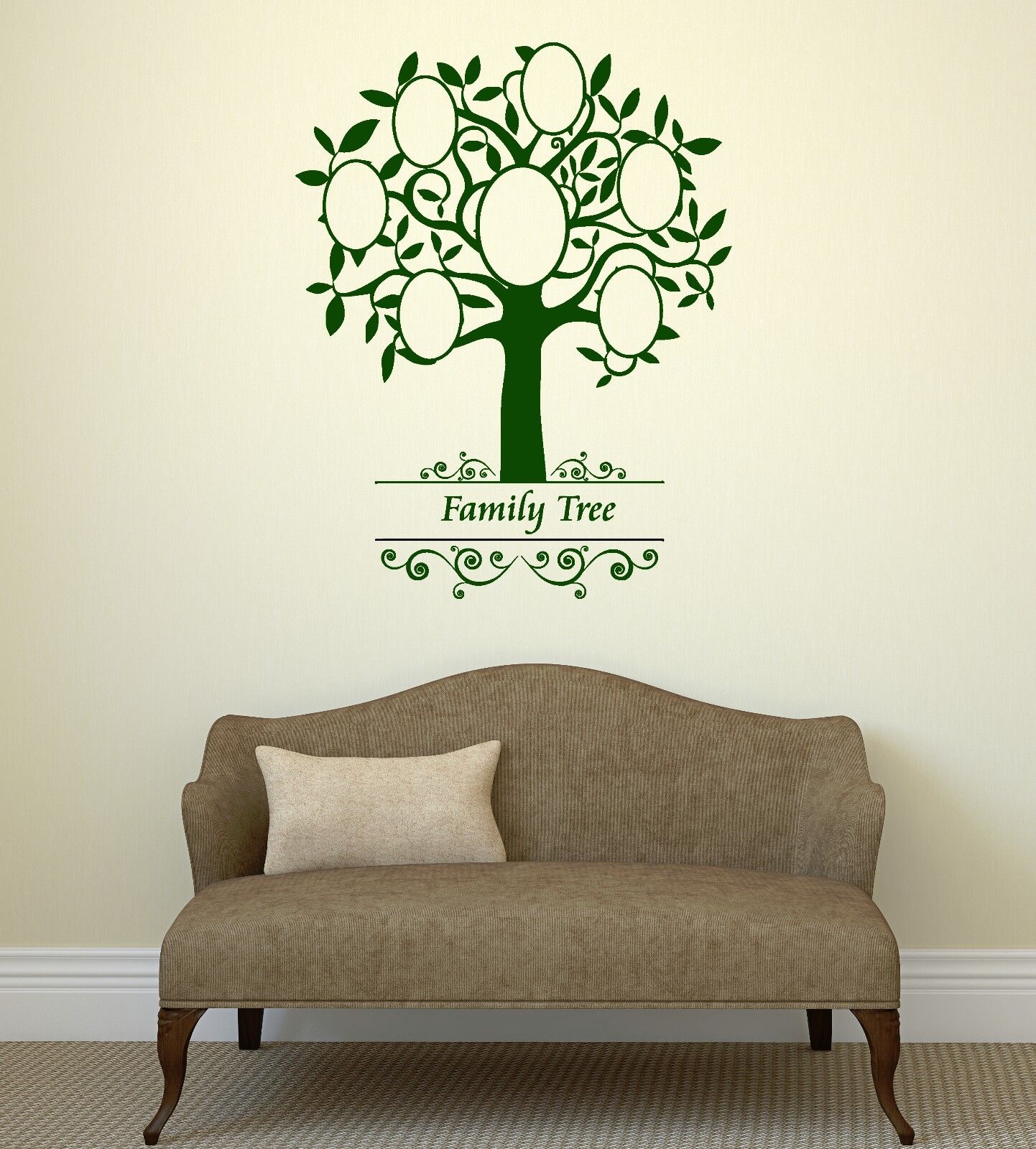 Wall Vinyl Sticker Decal Family Tree Room Art Living Bedroom (ig2049)