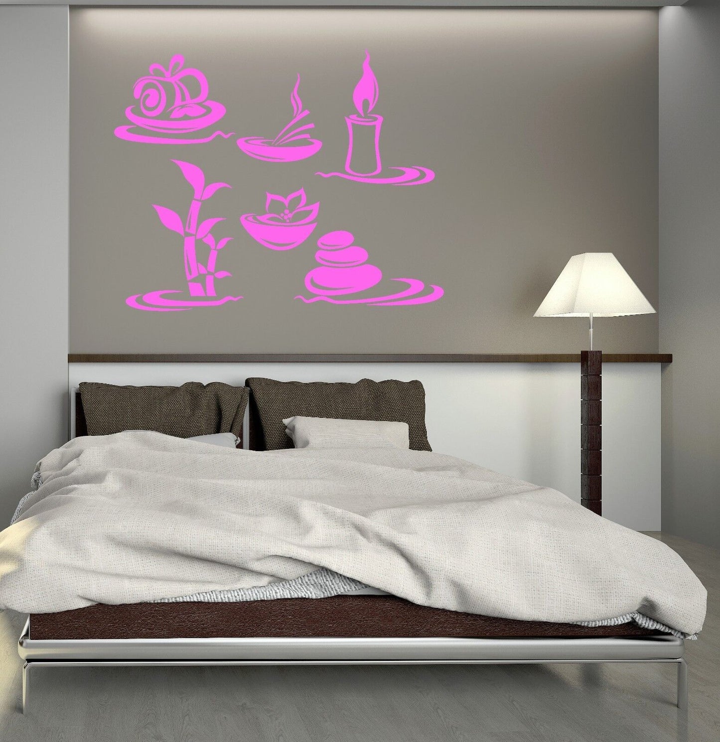 Wall Vinyl Sticker Decal Beauty Salon Spa Relax Bathroom Woman (ig2087)