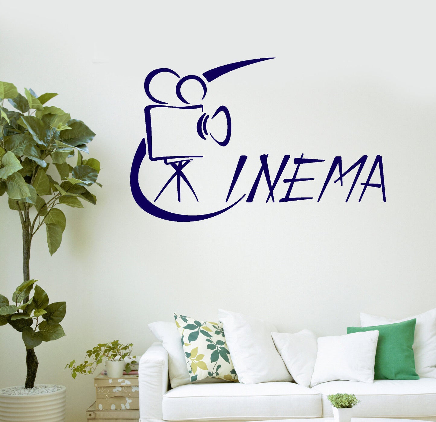 Cinema Films Movie Theatre  Art Wall Stickers Vinyl Decal (ig2115)