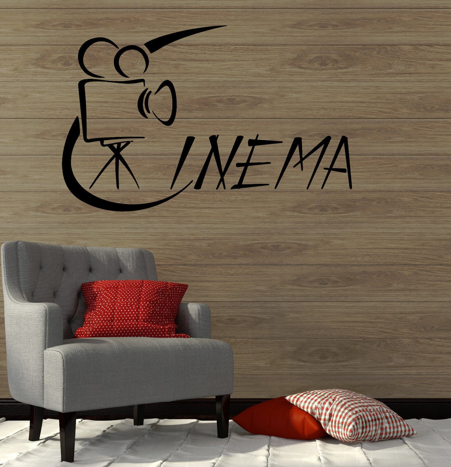 Cinema Films Movie Theatre  Art Wall Stickers Vinyl Decal (ig2115)