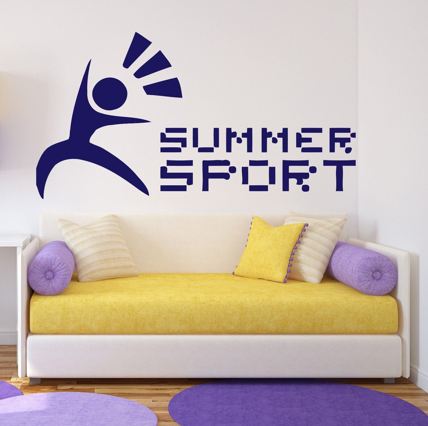 Wall Stickers Vinyl Decal Morning Gymnastics Sport Has Always Engage (n246)