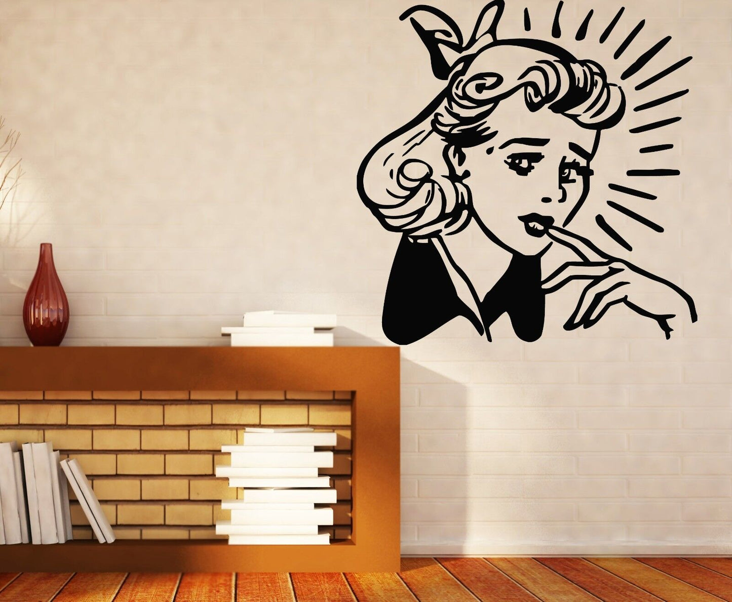 Wall Vinyl Sticker Beauty Salon and Spa Styling Haircut Makeover  (n250)