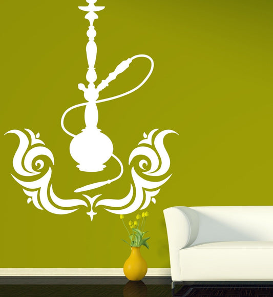 Vinyl Decal Device Hookah Decorative Smoking Tobacco Wall Sticker (n293)