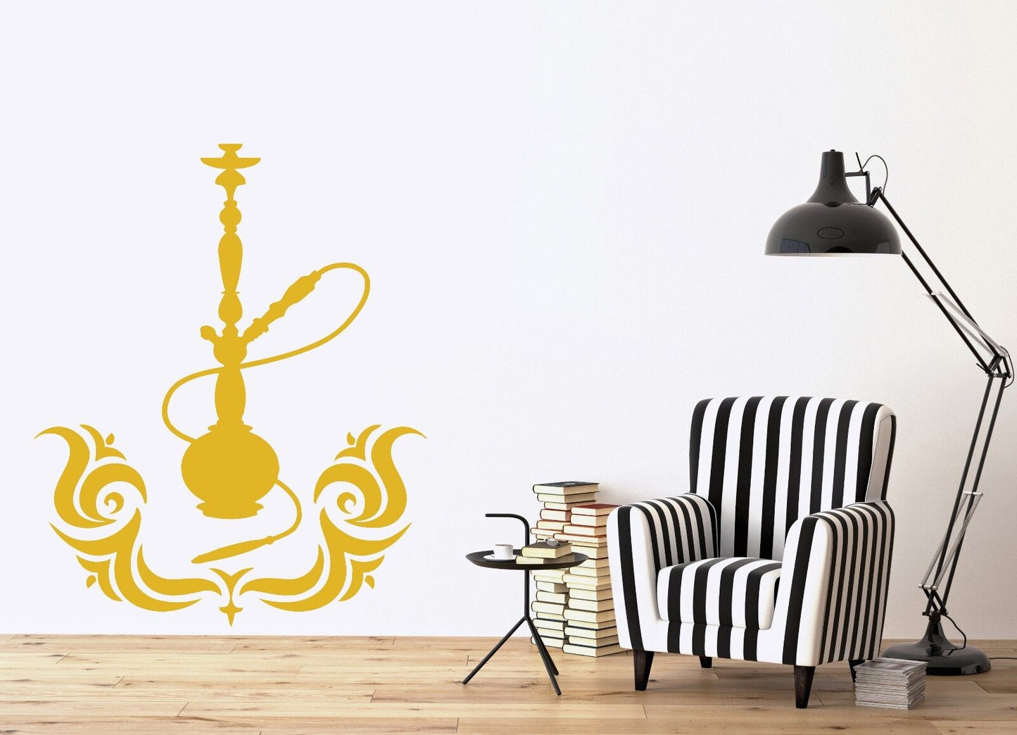 Vinyl Decal Device Hookah Decorative Smoking Tobacco Wall Sticker (n293)