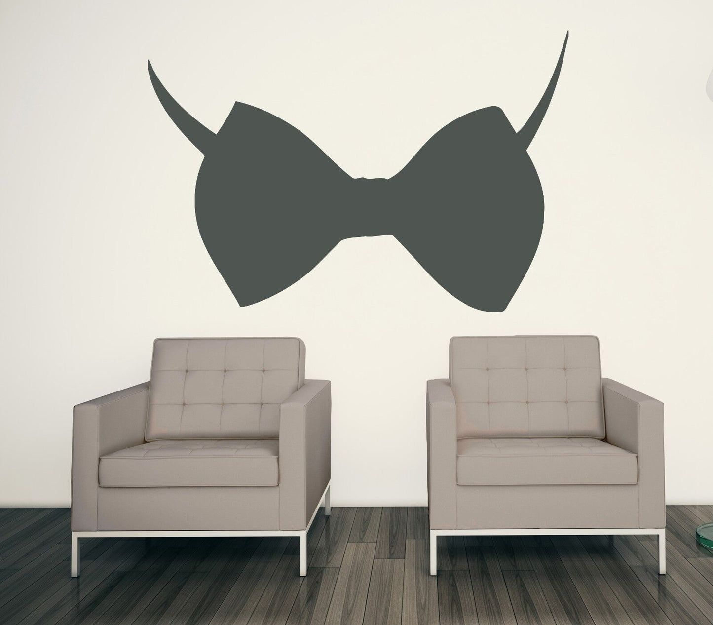 Wall Sticker Vinyl Decal Piece Men's Suit Bow Tie Tuxedo (n303)