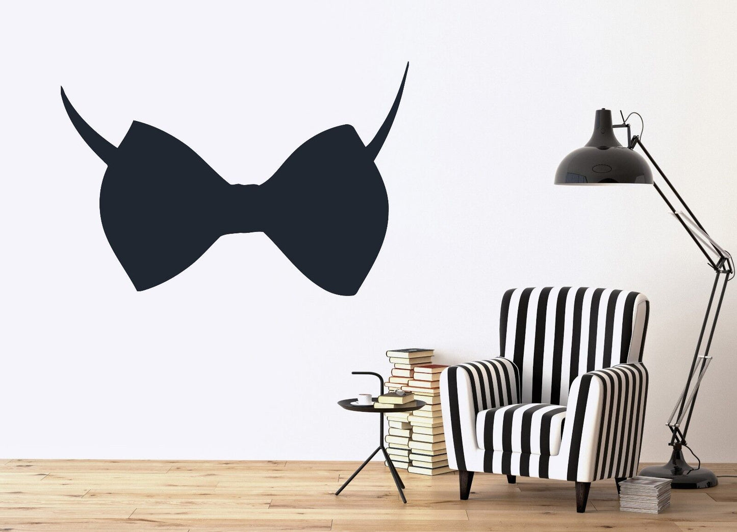 Wall Sticker Vinyl Decal Piece Men's Suit Bow Tie Tuxedo (n303)