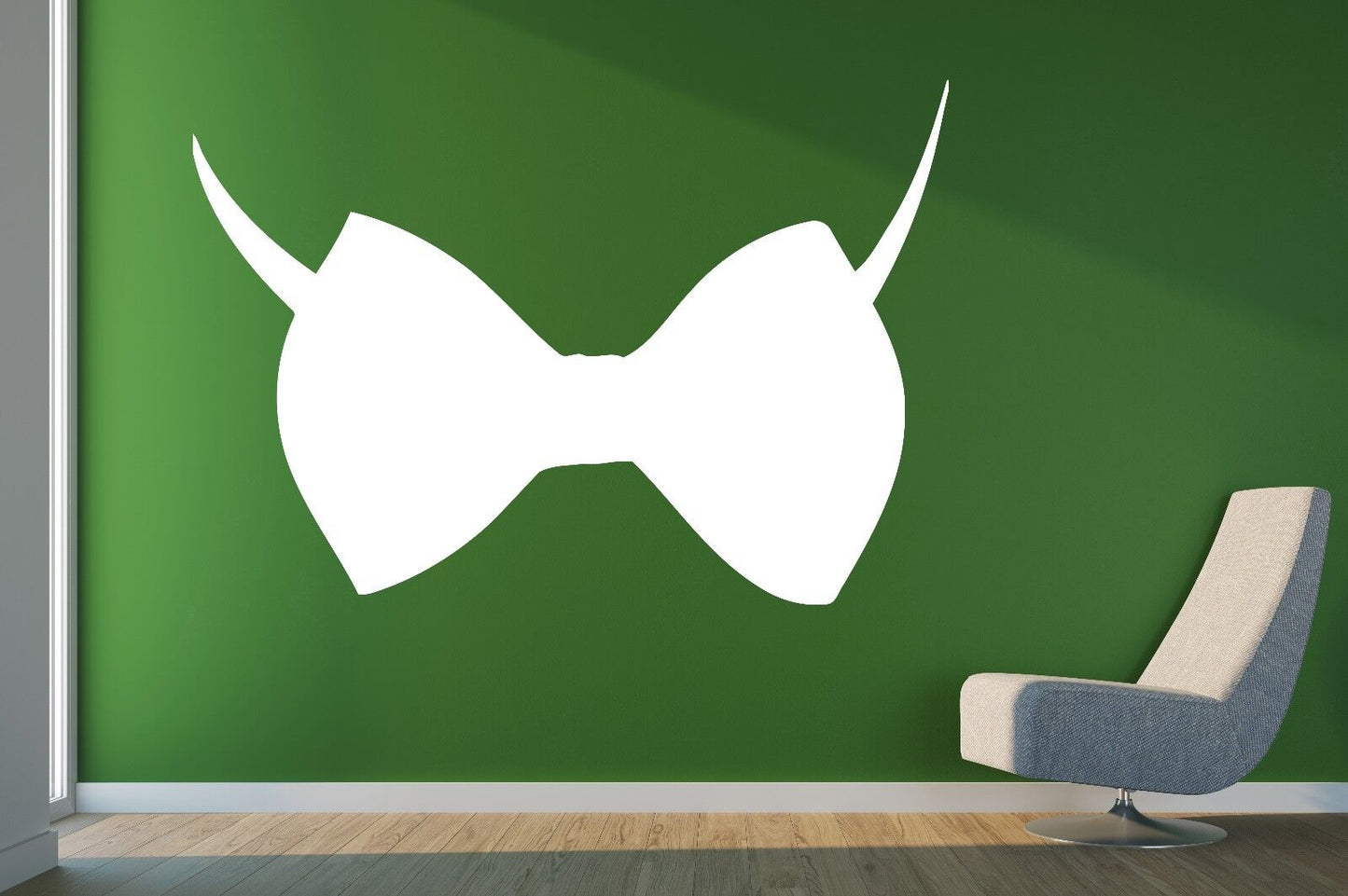 Wall Sticker Vinyl Decal Piece Men's Suit Bow Tie Tuxedo (n303)