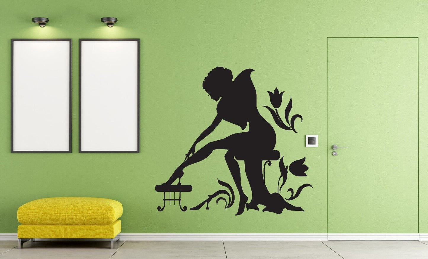 Wall Vinyl Sticker Beauty Salon and Spa Styling Nails Pedicure Decor (n304)