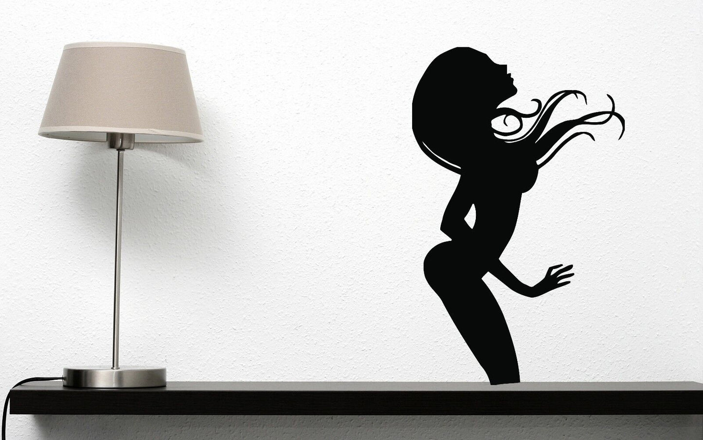 Wall Sticker Vinyl Decal Sexy Harmonious Figure Girl Great Hairstyle (n315)