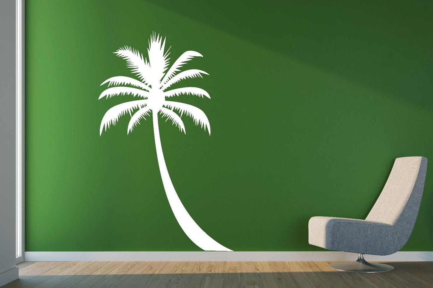 Wall Sticker Banana Coconut Palm Sea Sun Beach Paradise Vinyl Decal (n322)