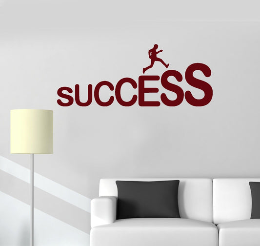 Vinyl Decal Success Motivation Office Quote Wall Stickers (ig2137)