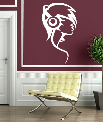 Wall Stickers Vinyl Decal Trendy Teenager Listen to Music Headphones (n353)