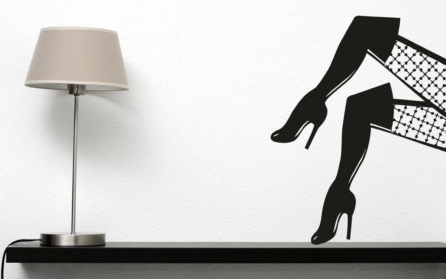 Wall Vinyl Sticker Decal Graceful Female Sexy Legs Stockings Treads (n380)